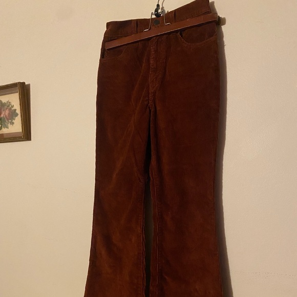 Levi's Deep Rust Corduroy Trousers - Picture 3 of 7